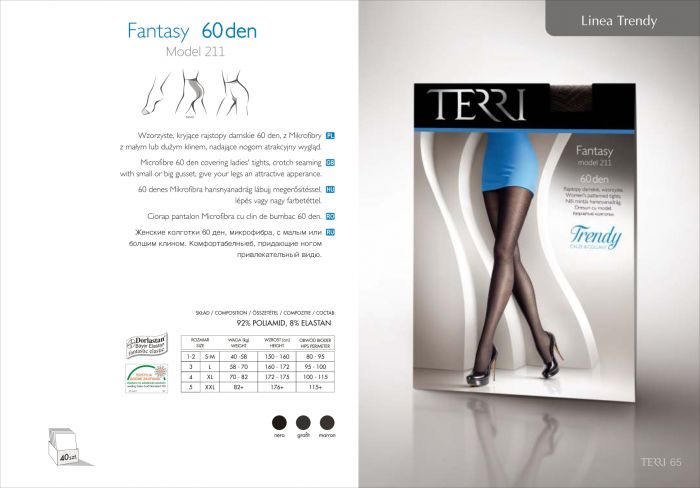 Terri Lineatrendy Fantasy60 Den 211   Catalog | Pantyhose Library